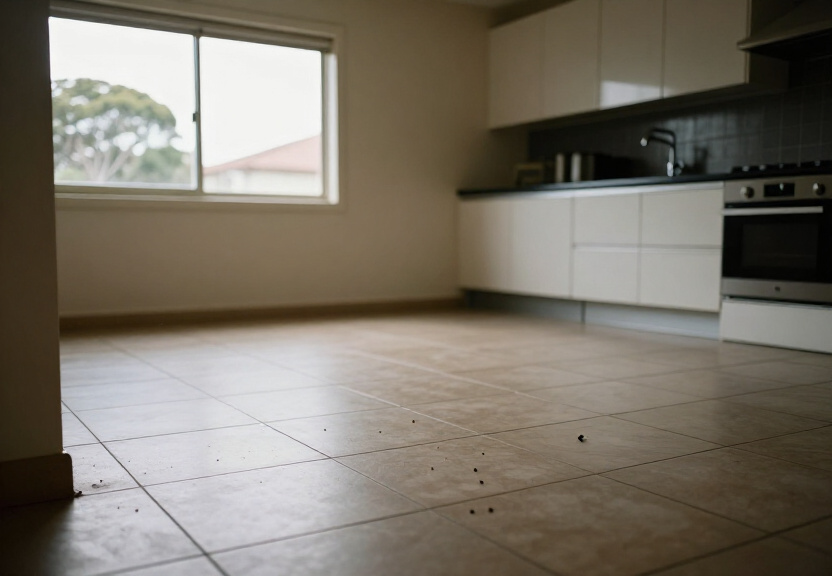 Outdoor area in Tempe cleared of spider nests